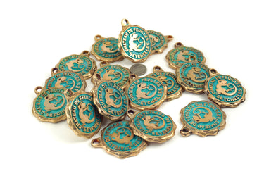 Hot Cast Tin Bronze Key Rings, Medallions, Plaques